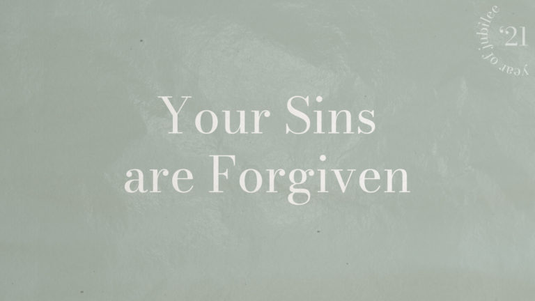 Your Sins are Forgiven